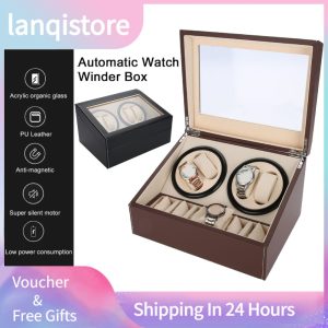 Leather Watch Winder Box